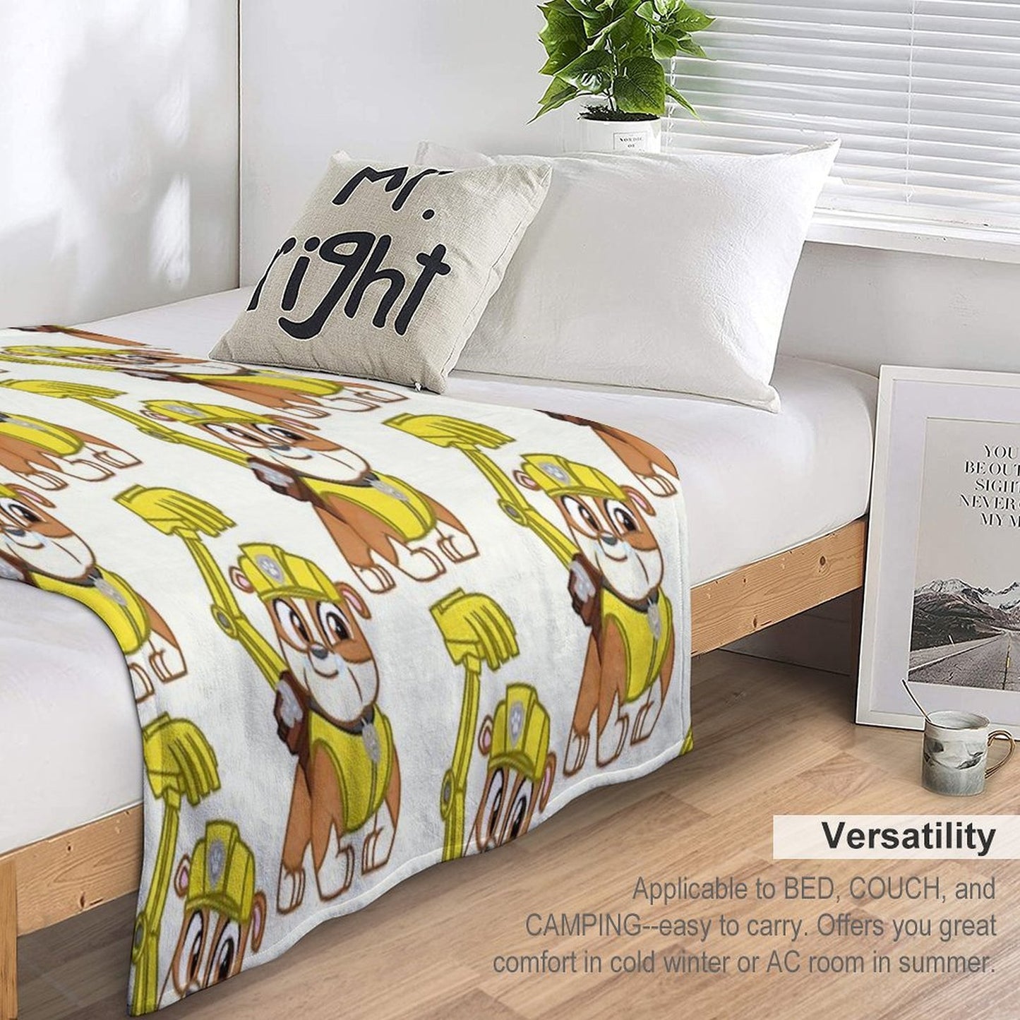 PAW Patrol Rubble Premium Throw Blanket