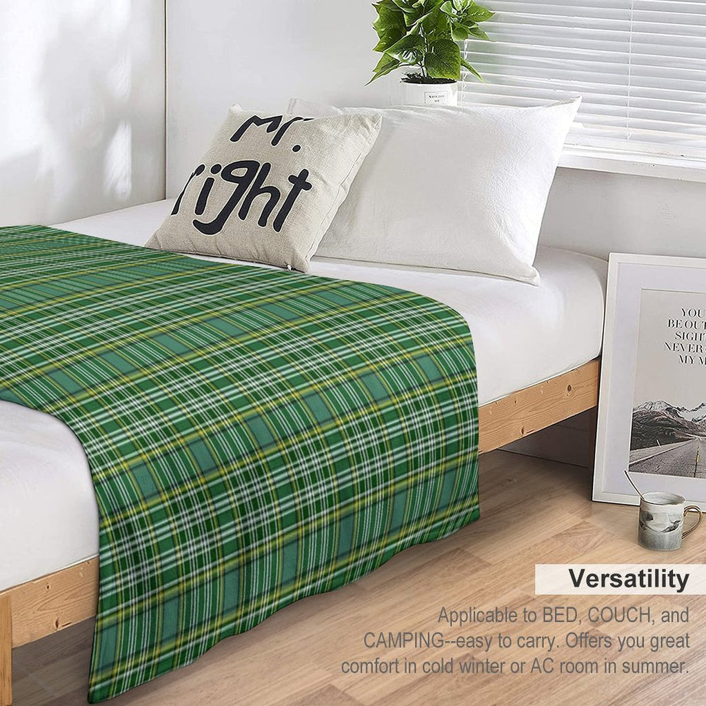 Clan Currie Tartan Comfort Throw Blanket