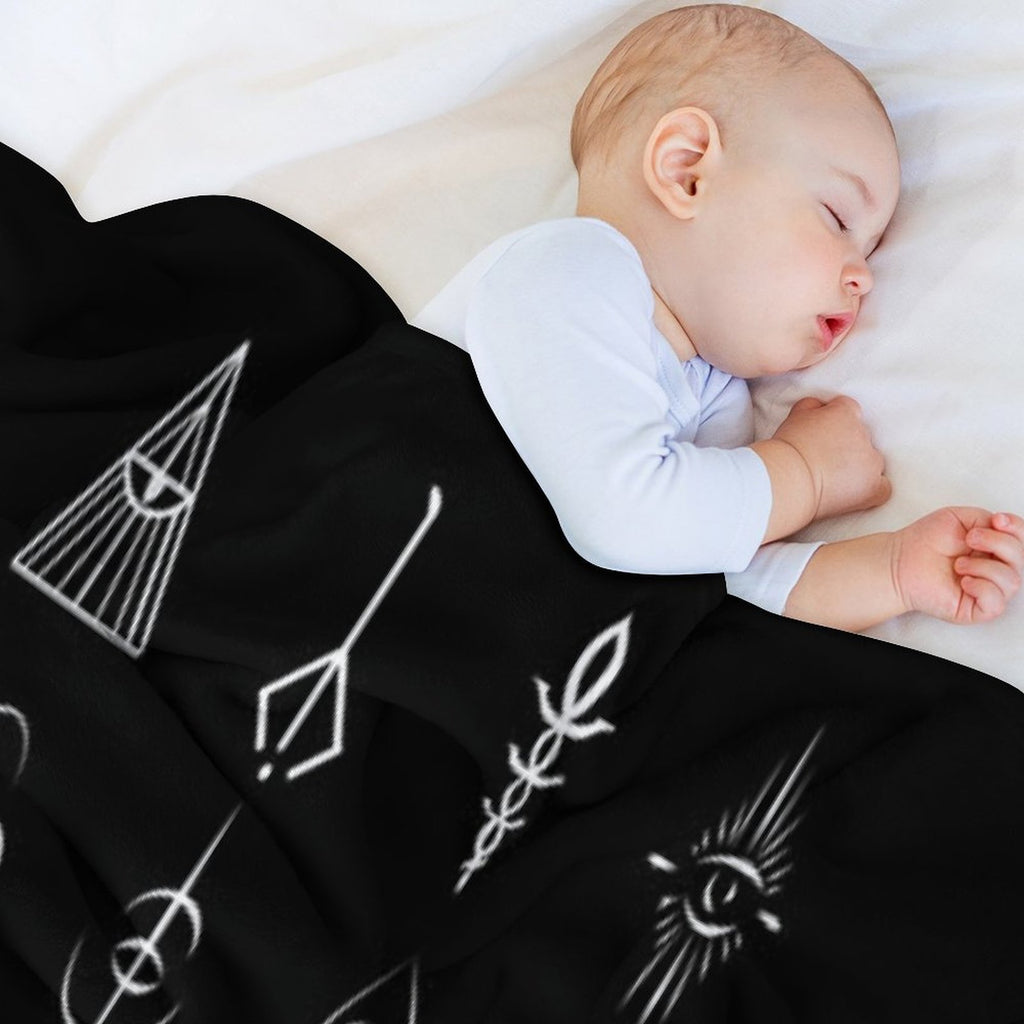 Bloodborne Caryll Runes Plush Throw Blanket