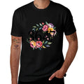 8647 Subtle Resistance Boho Style Watercolor 86 47 Resist  Rolled Sleeves T-Shirt