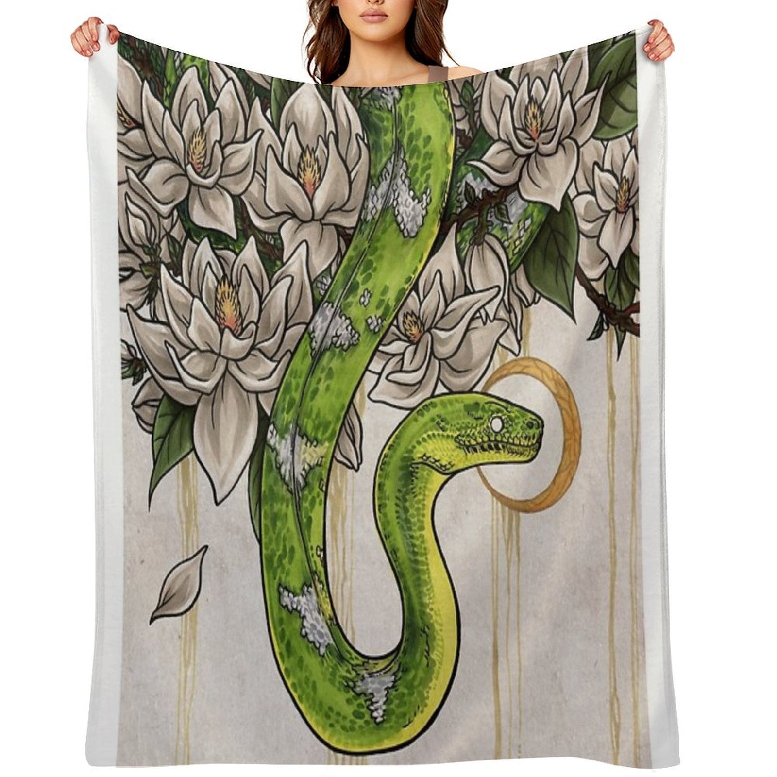 Snake Versatility Throw Blanket