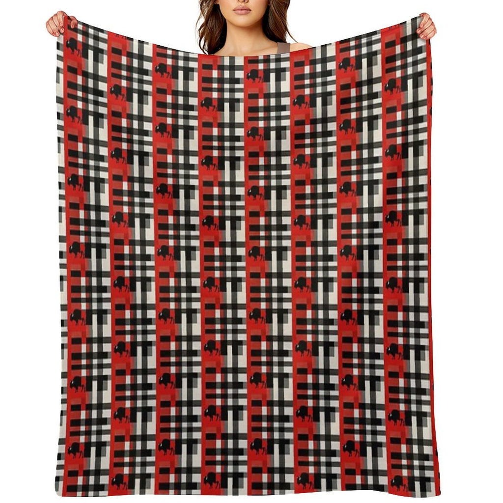 Plaid Pattern PT5120 Wrinkle-free Throw Blanket