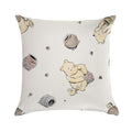 Vintage Pooh Soft Reinforced Edging Throw Pillow