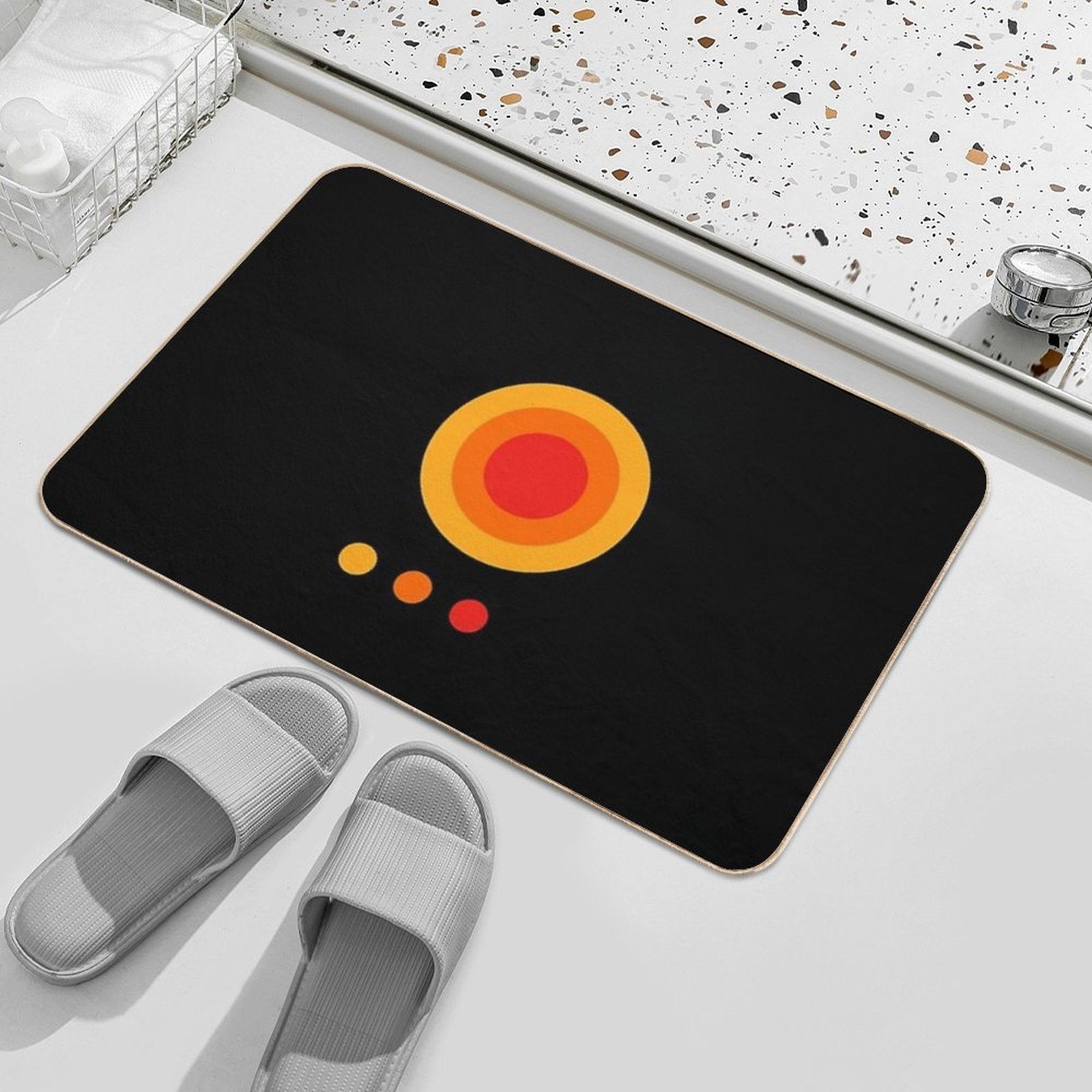 Bauhaus Color  Non-Slip Bath Mat