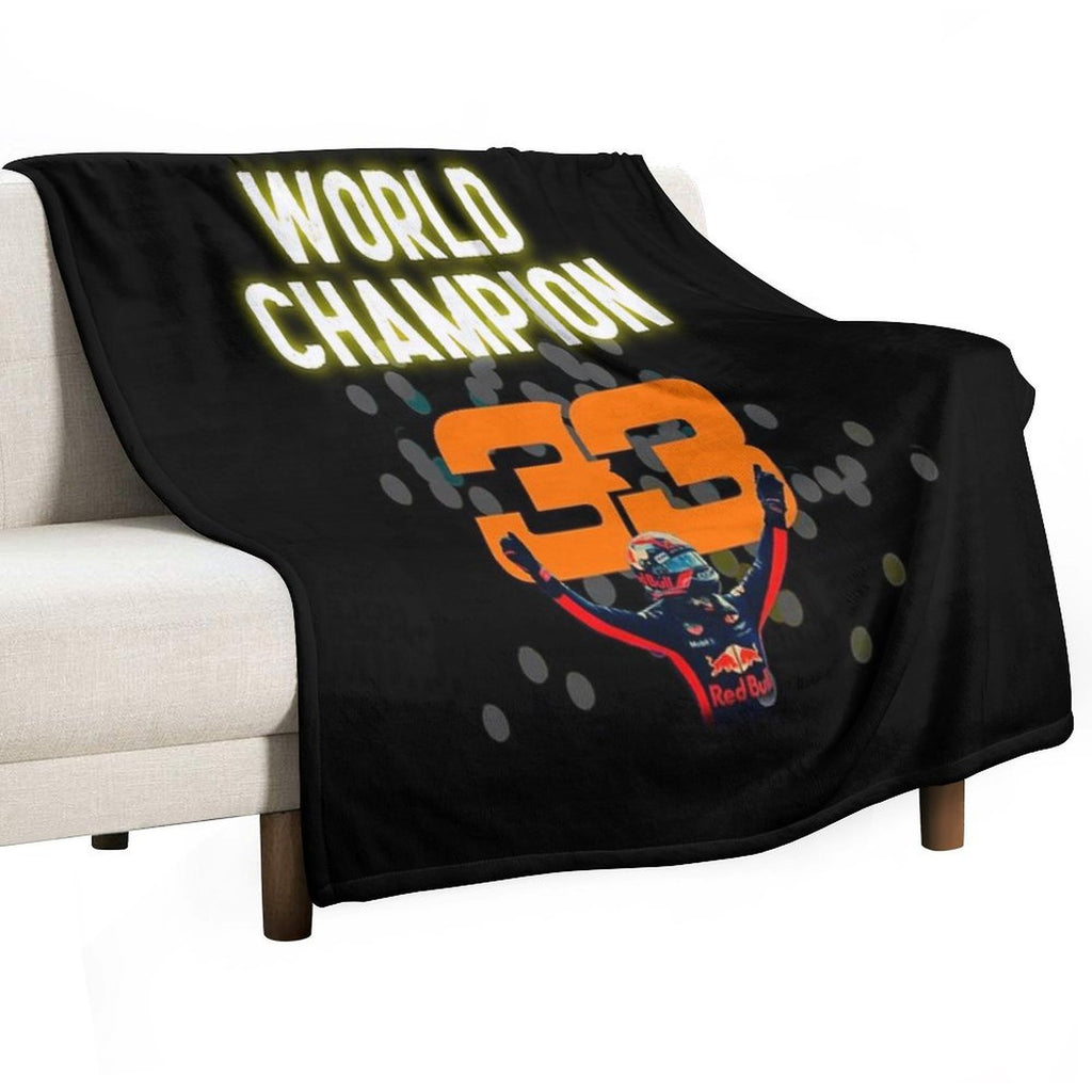 Verstappen Champion Eco-conscious Throw Blanket