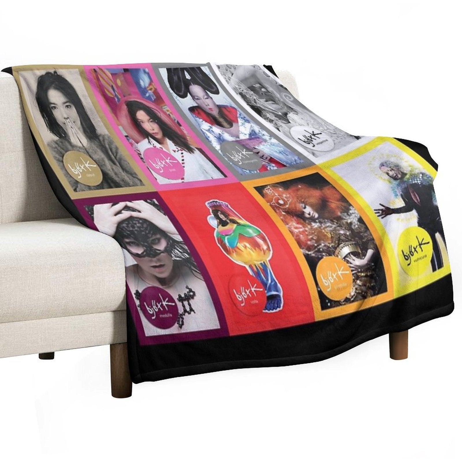Bjork Studio Albums Anti-pilling Throw Blanket