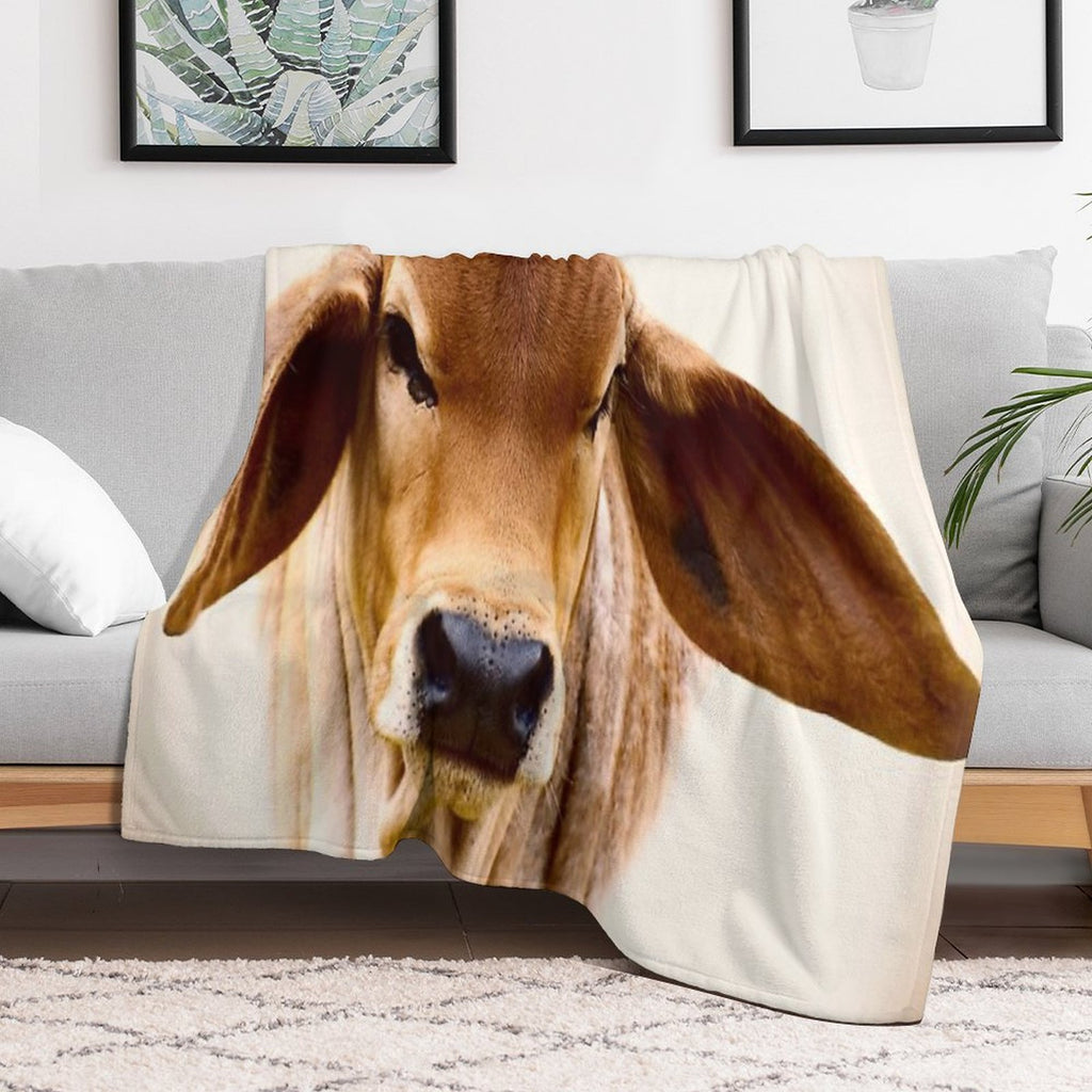 BRAHMAN CALF, Versatility Throw Blanket