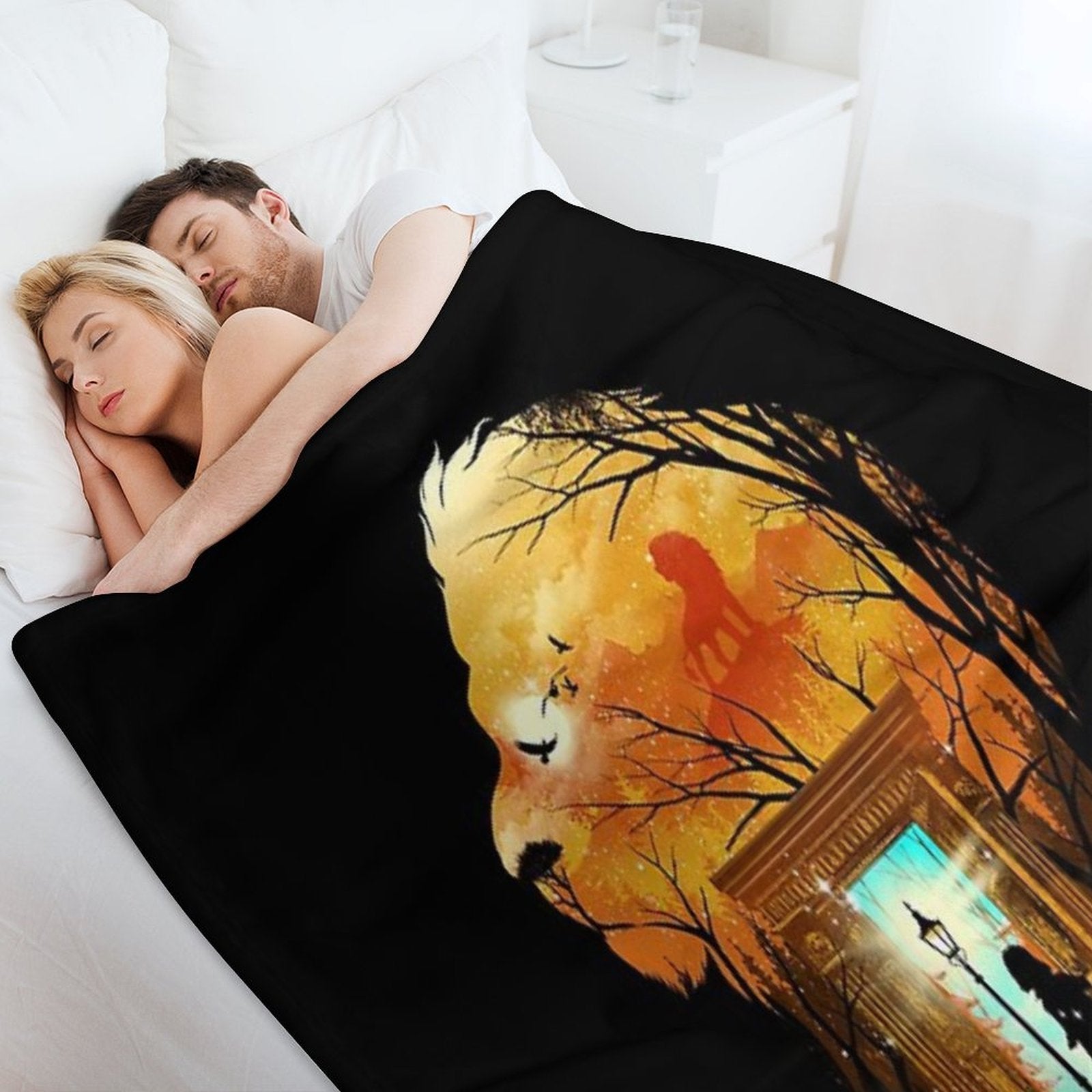 Courage Dear Heart Sustainable Throw Blanket