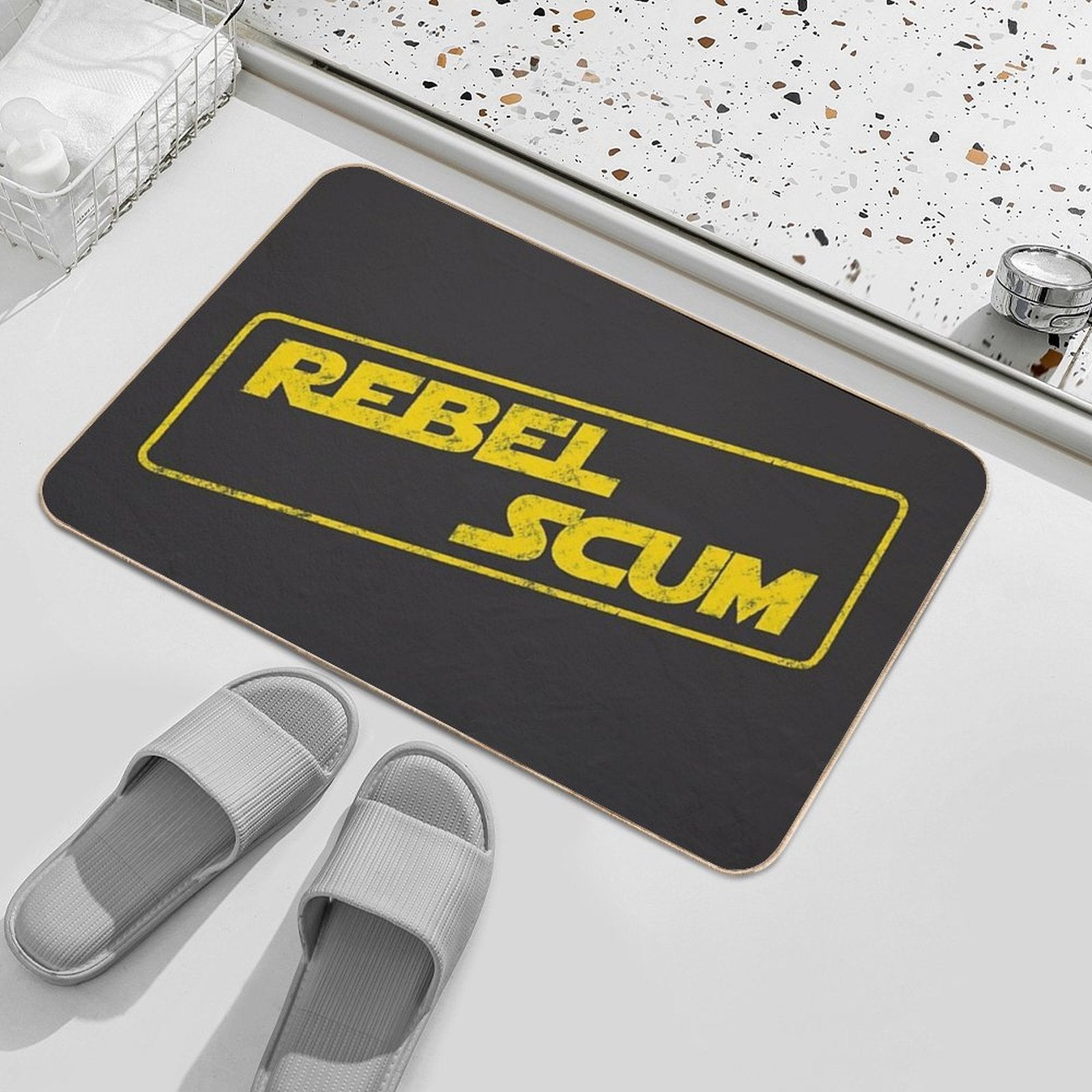 Rebel Scum  Rapid-Drying Bath Mat