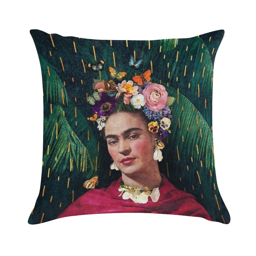 Frida Kahlo  World Women's Day Soft Warmth Comfort Throw Pillow