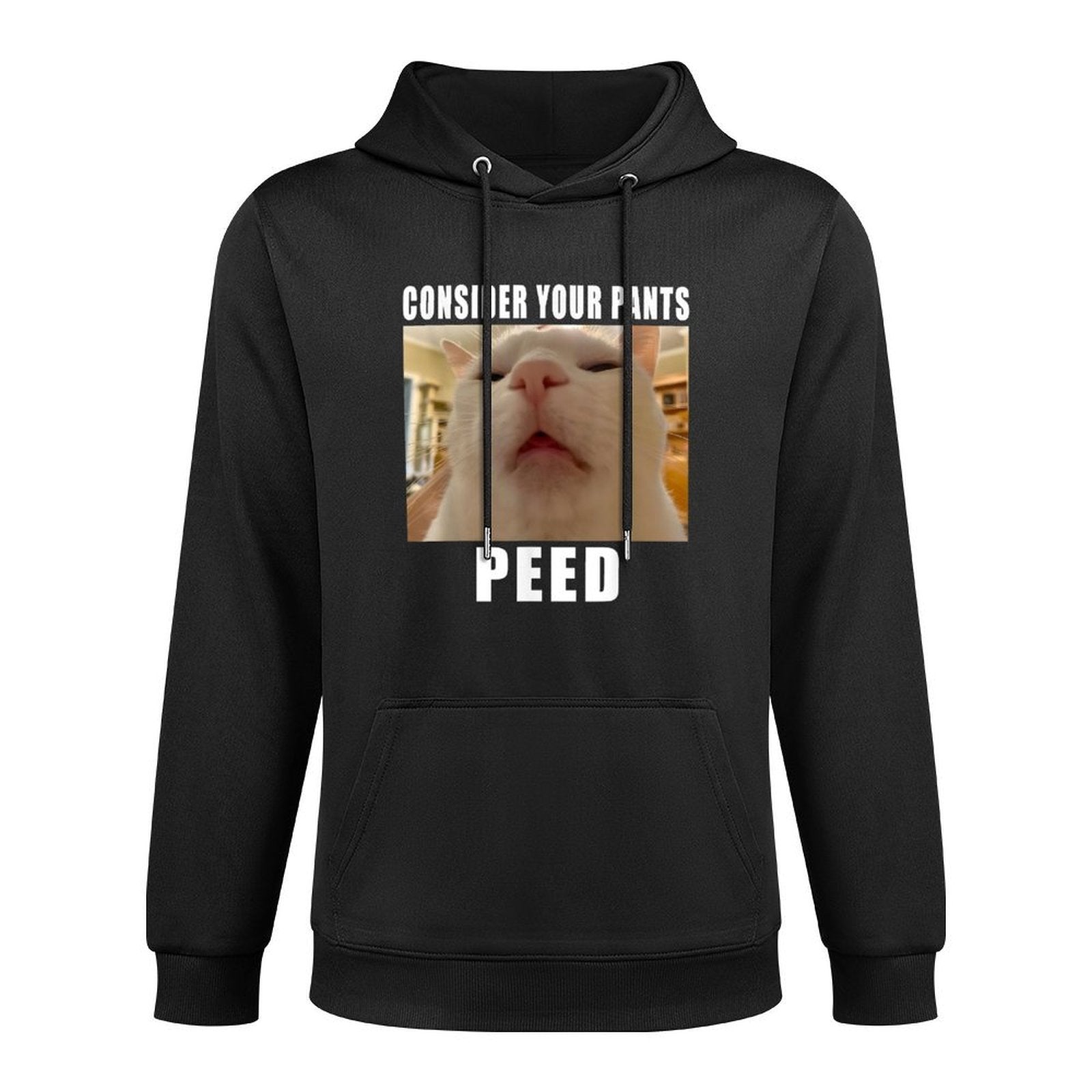 Consider Your Pants Peed Meme, Funny Cat Meme Colorfast Hoodie