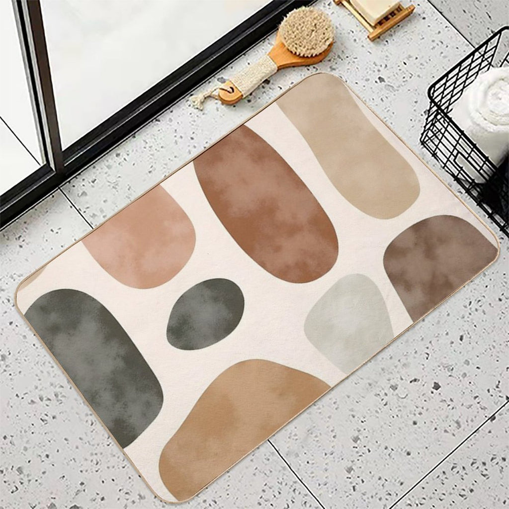 Abstract Boho  Stain-Proof Bath Mat