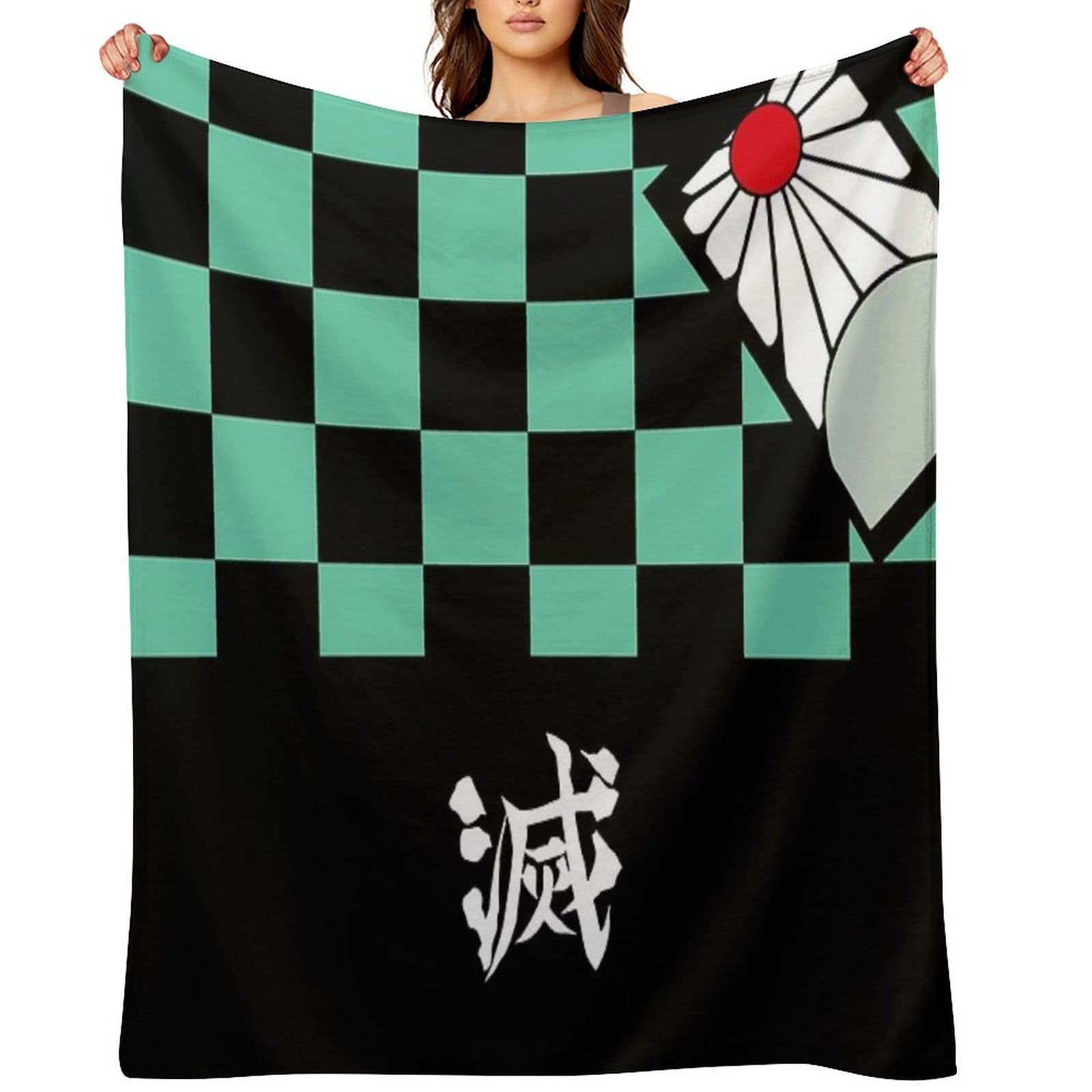 Demon Slayer Tanjiro Kamado Easy Care Throw Blanket