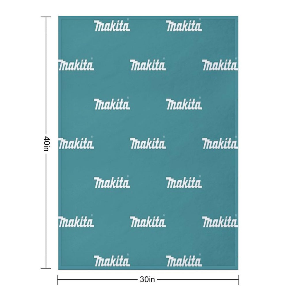 BEST SELLER - Makita Logo Premium Throw Blanket