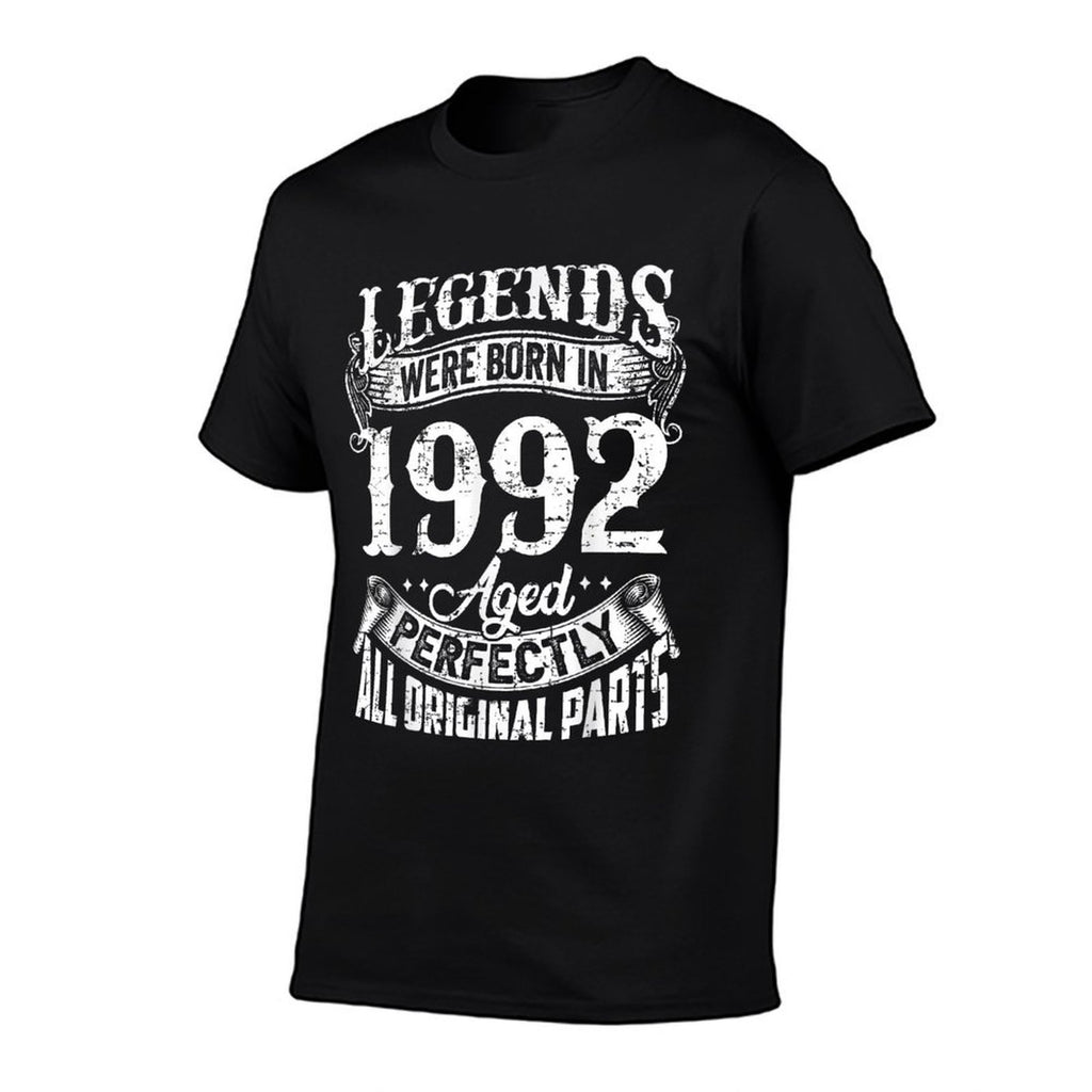 30 Years Old Vintage Legends Born In 1992 30th Birthday  Summer-ready Fabric T-Shirt