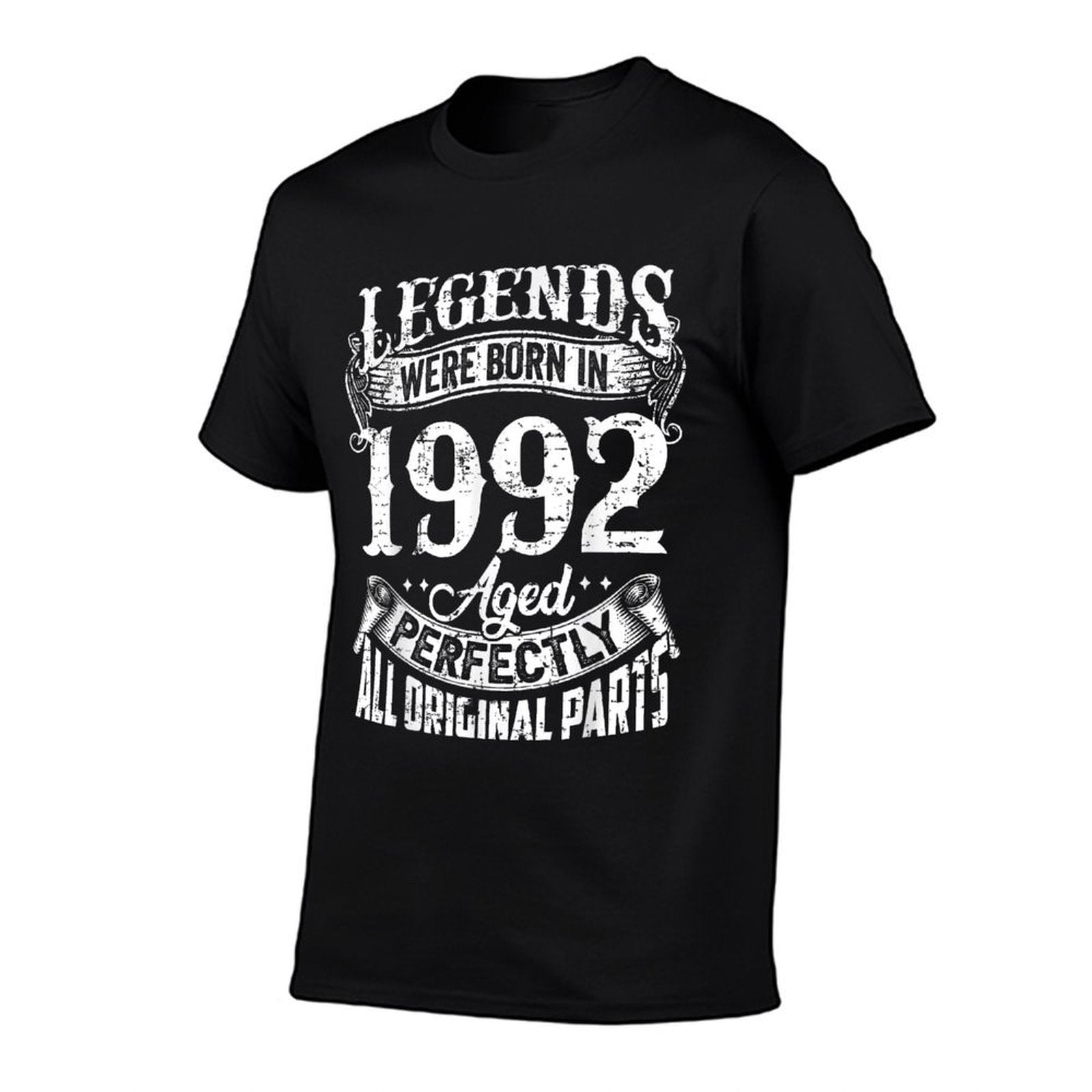 30 Years Old Vintage Legends Born In 1992 30th Birthday  Summer-ready Fabric T-Shirt