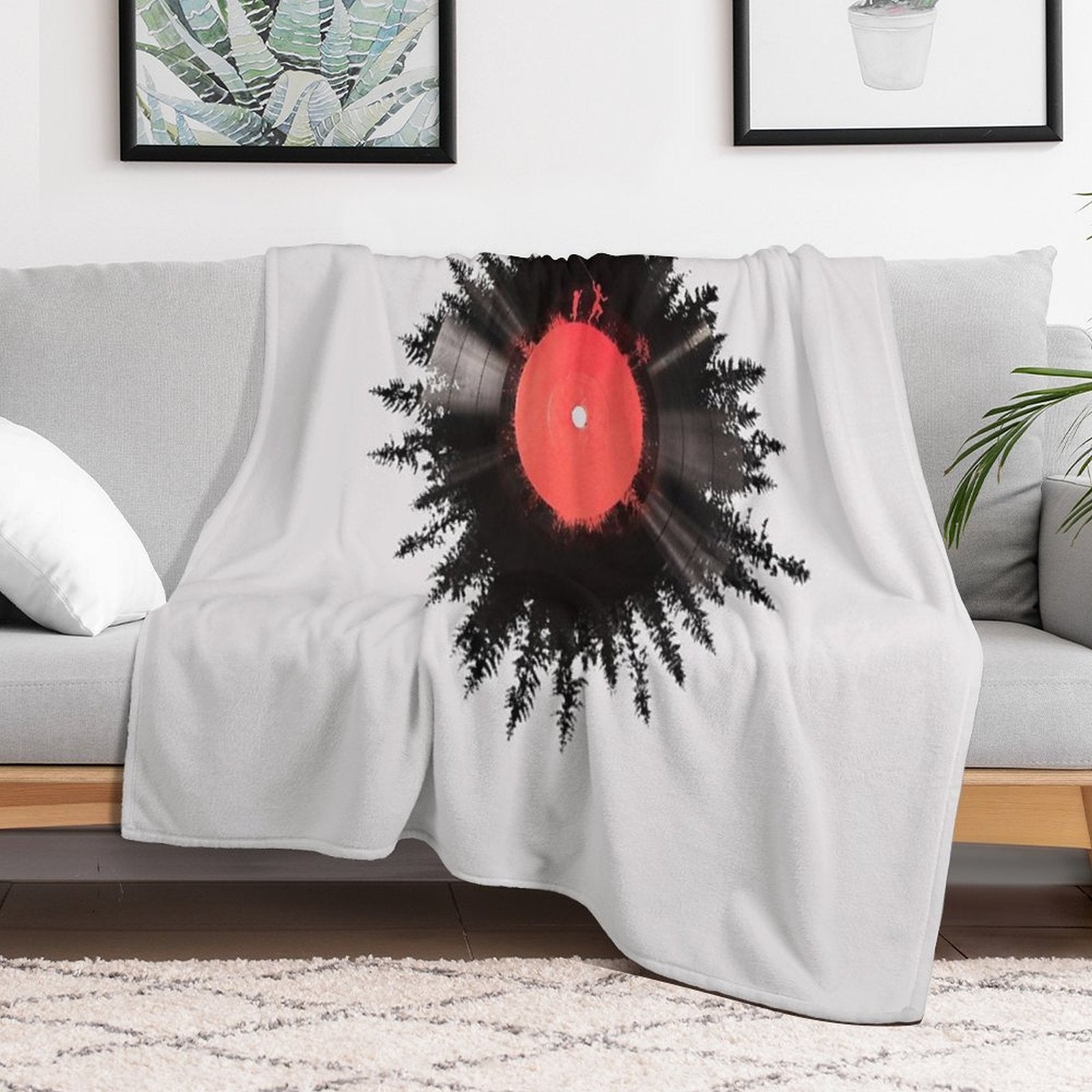 The Vinyl of My Life Anti-pilling Throw Blanket