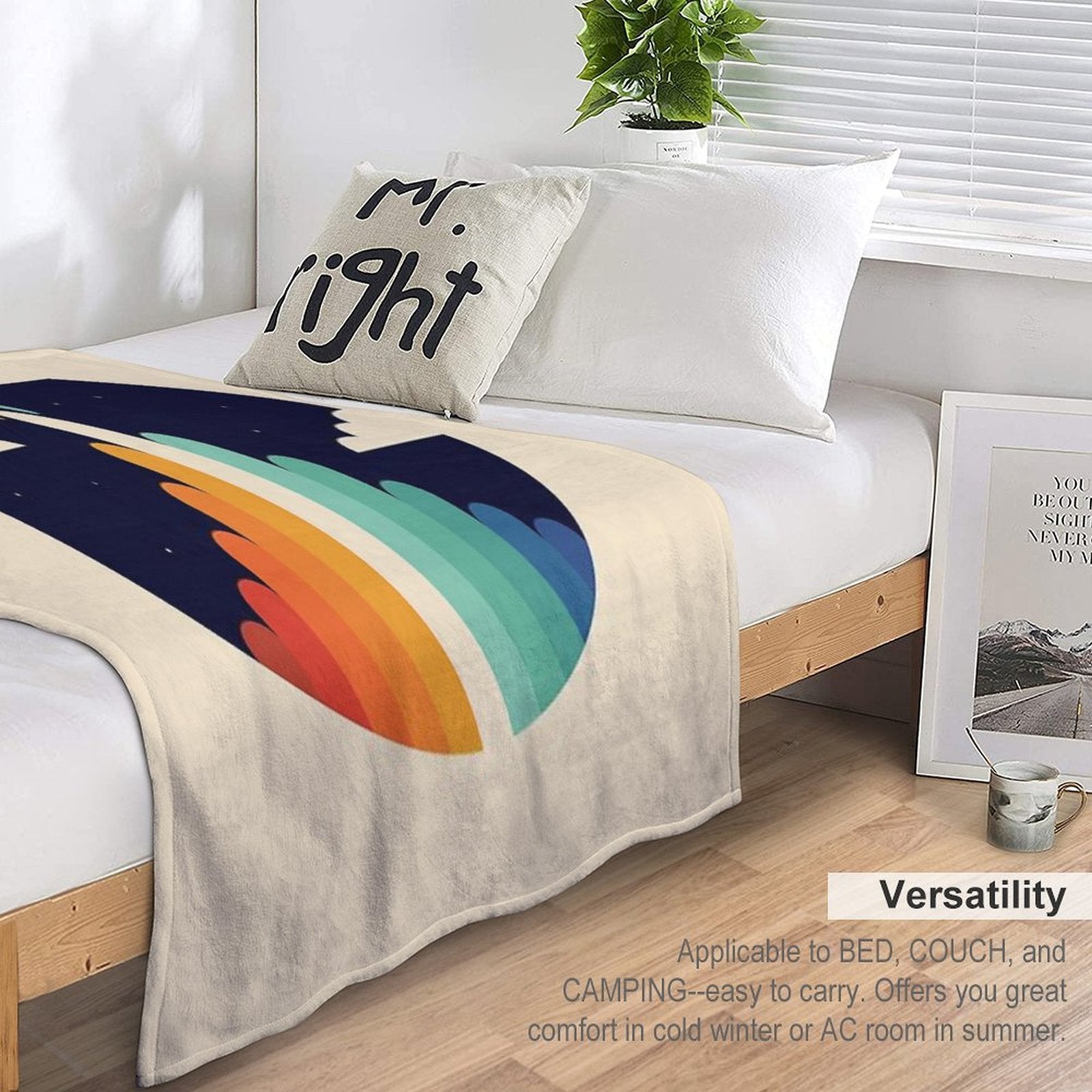 Up Sustainable Throw Blanket
