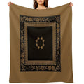 Love Garden Dependable Golden Tan Multi-functional Throw Blanket