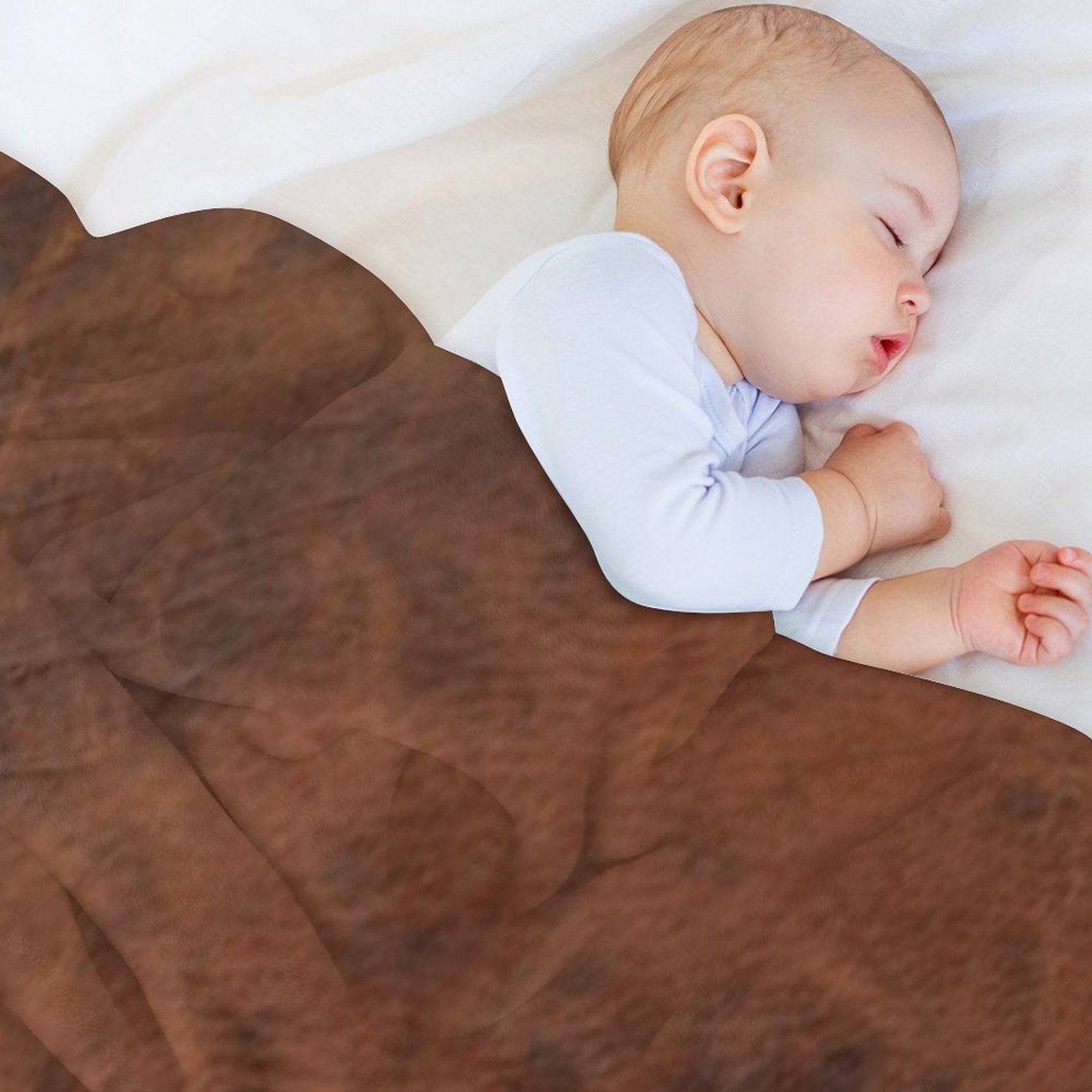 Leather Clouded Pattern Dark Lightweight Throw Blanket