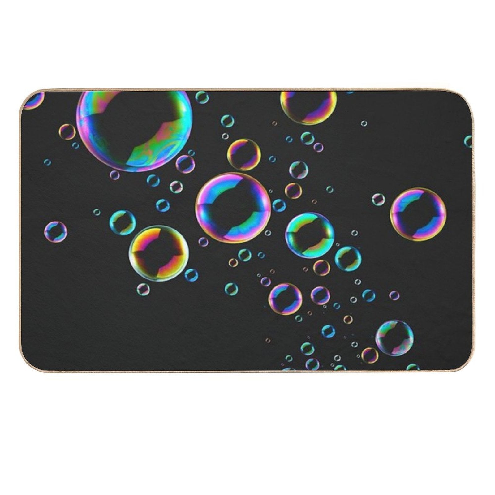 Colorful Bubbles  Dirt-Trapping Bath Mat