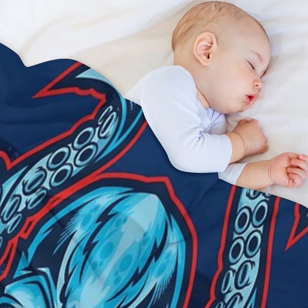 The Kraken Compact Throw Blanket