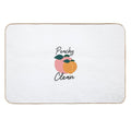 Peachy Clean Bathroom Printable  Repositionable Bath Mat