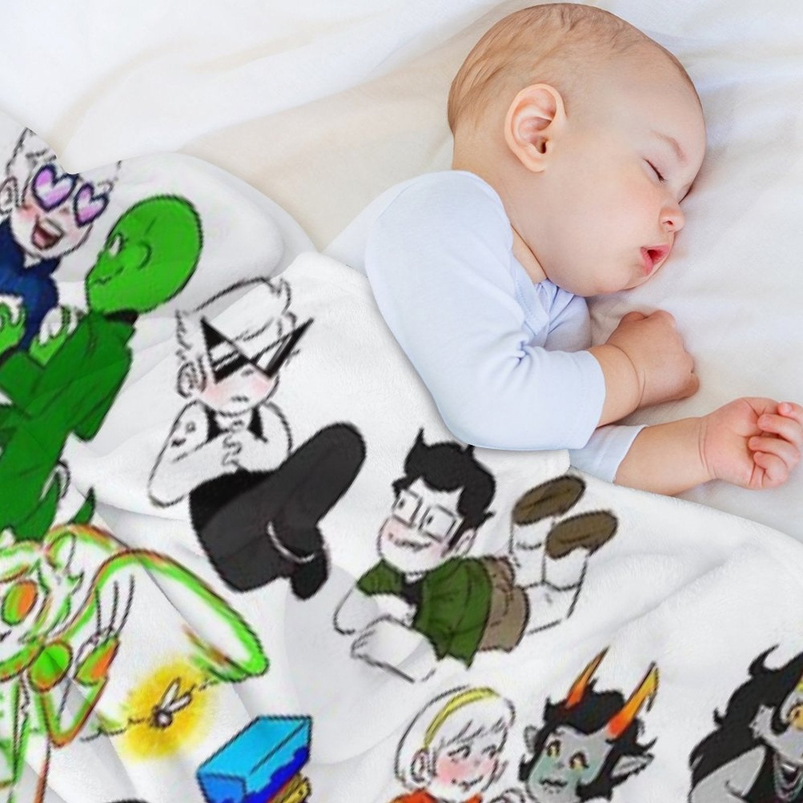 All The Character Travel-friendly Throw Blanket