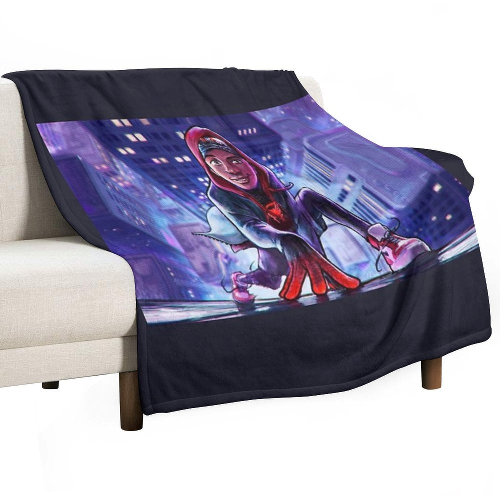 Miles Morales Compact Throw Blanket