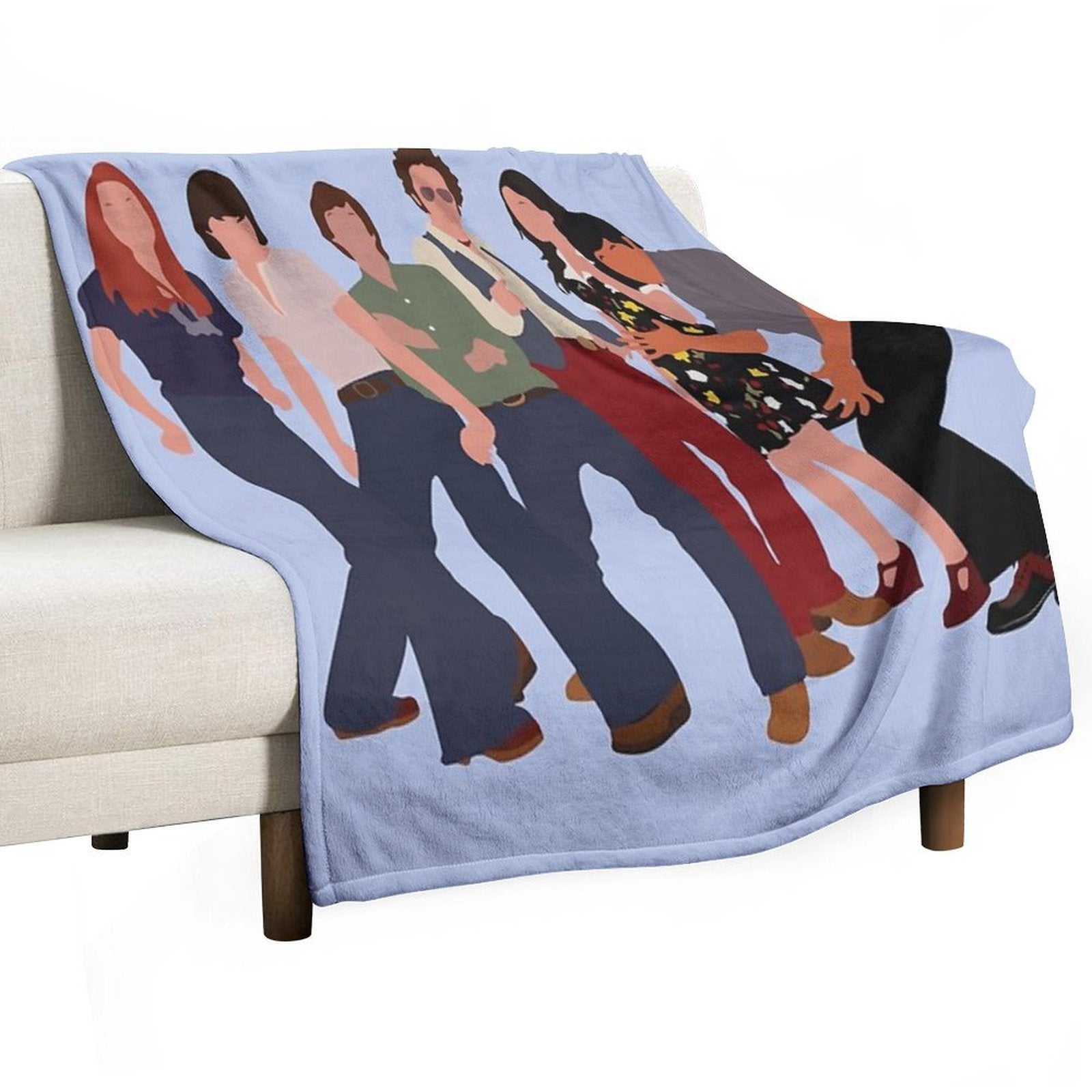 That 70's Show Gang Lightweight Throw Blanket