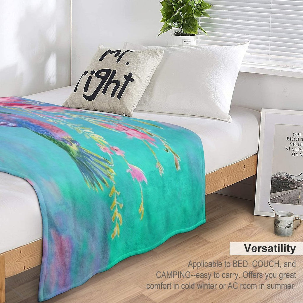 Live A Colorful Life Quick-dry Throw Blanket
