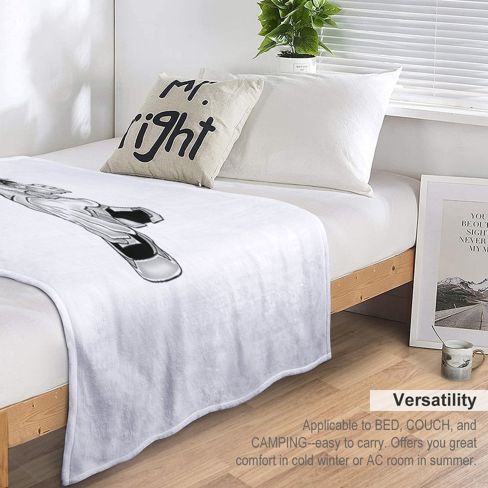 Beneath The Mask Travel-friendly Throw Blanket