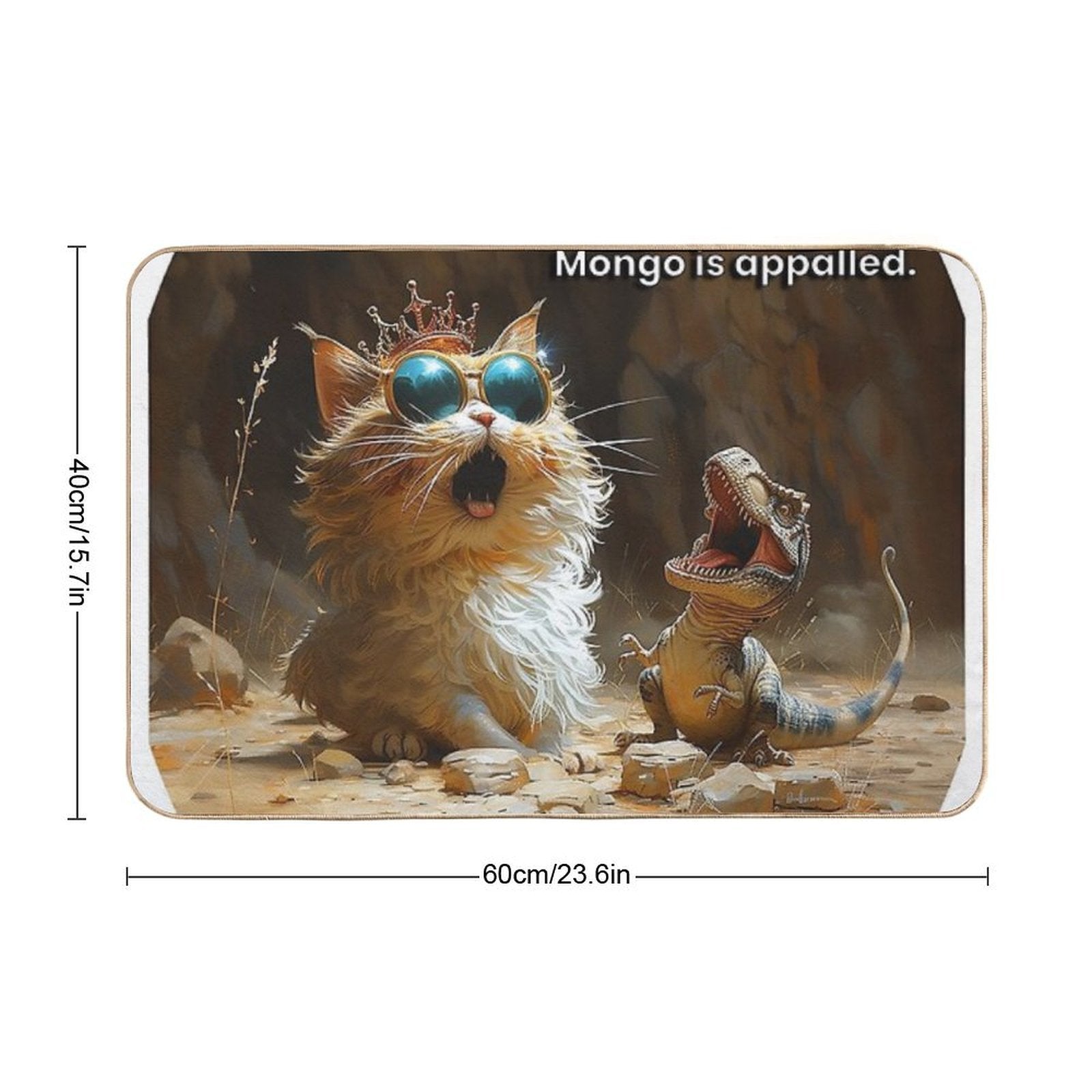 Dungeon Crawler Carl - This Is An OUTRAGE!  Dirt-Trapping Bath Mat