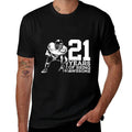 21 YEARS OF BEING AWESOME FOOTBALL 21ST BIRTHDAY  Moisture-wicking T-Shirt