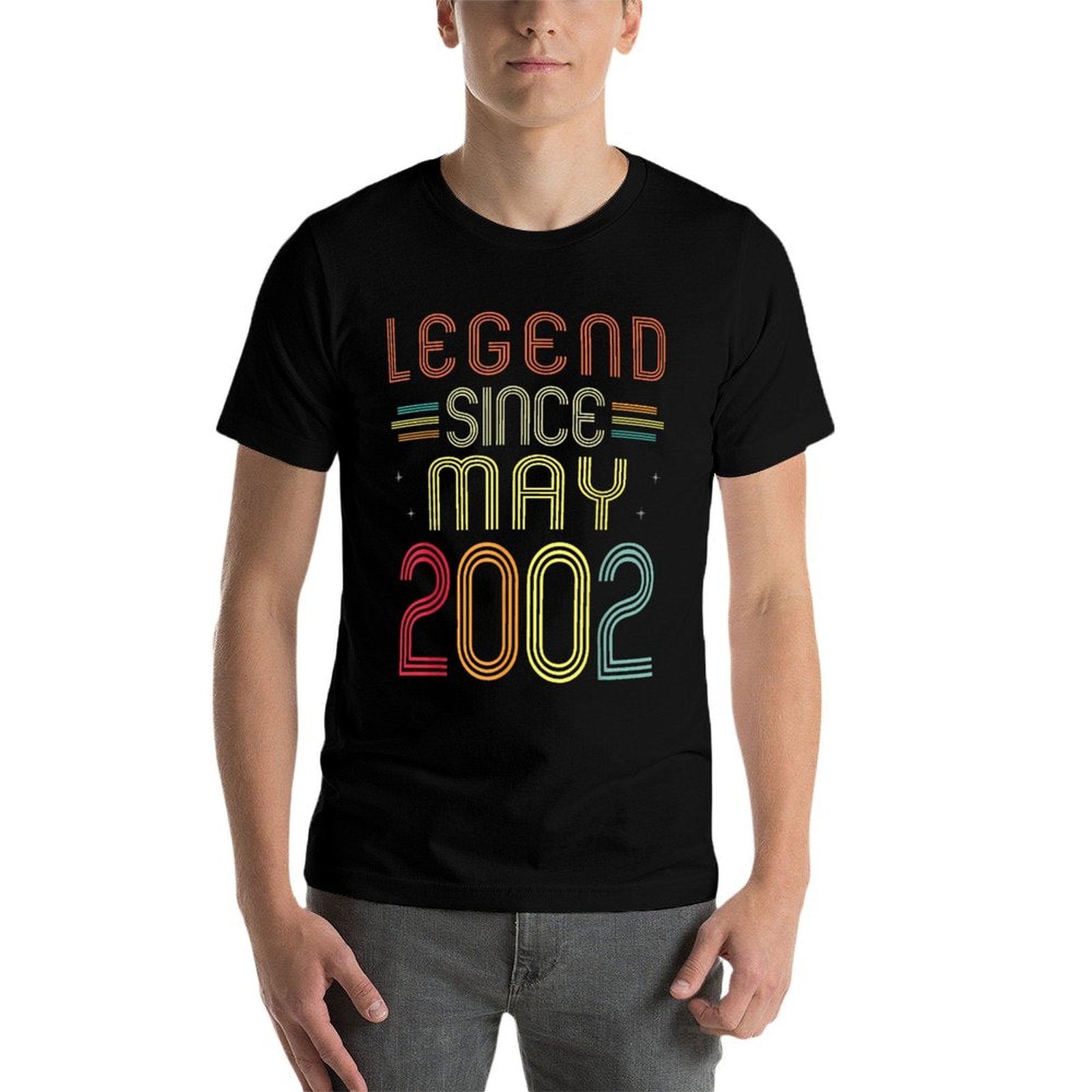 21 Years Old Gifts - Legend Since May 2002 21st Birthday  Versatile T-Shirt