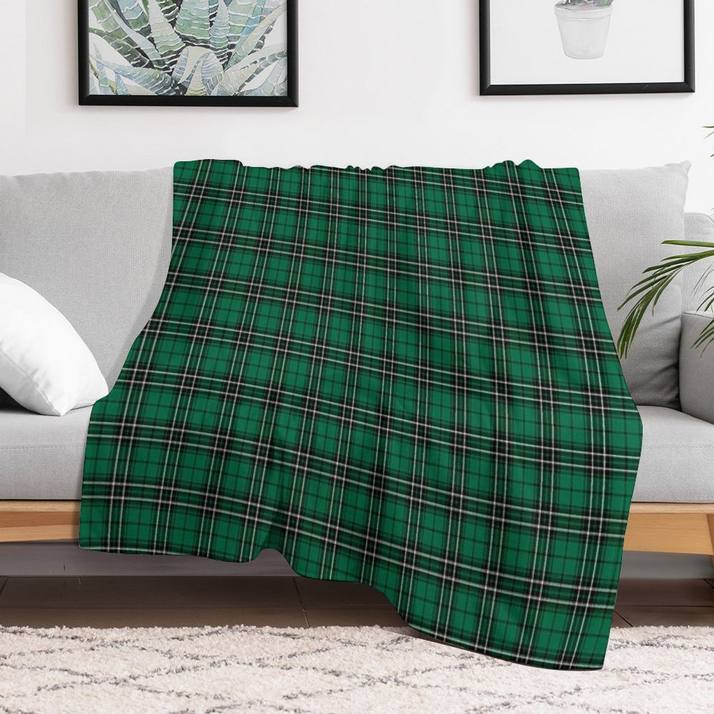 Clan MacLean Hunting Tartan All-season Throw Blanket