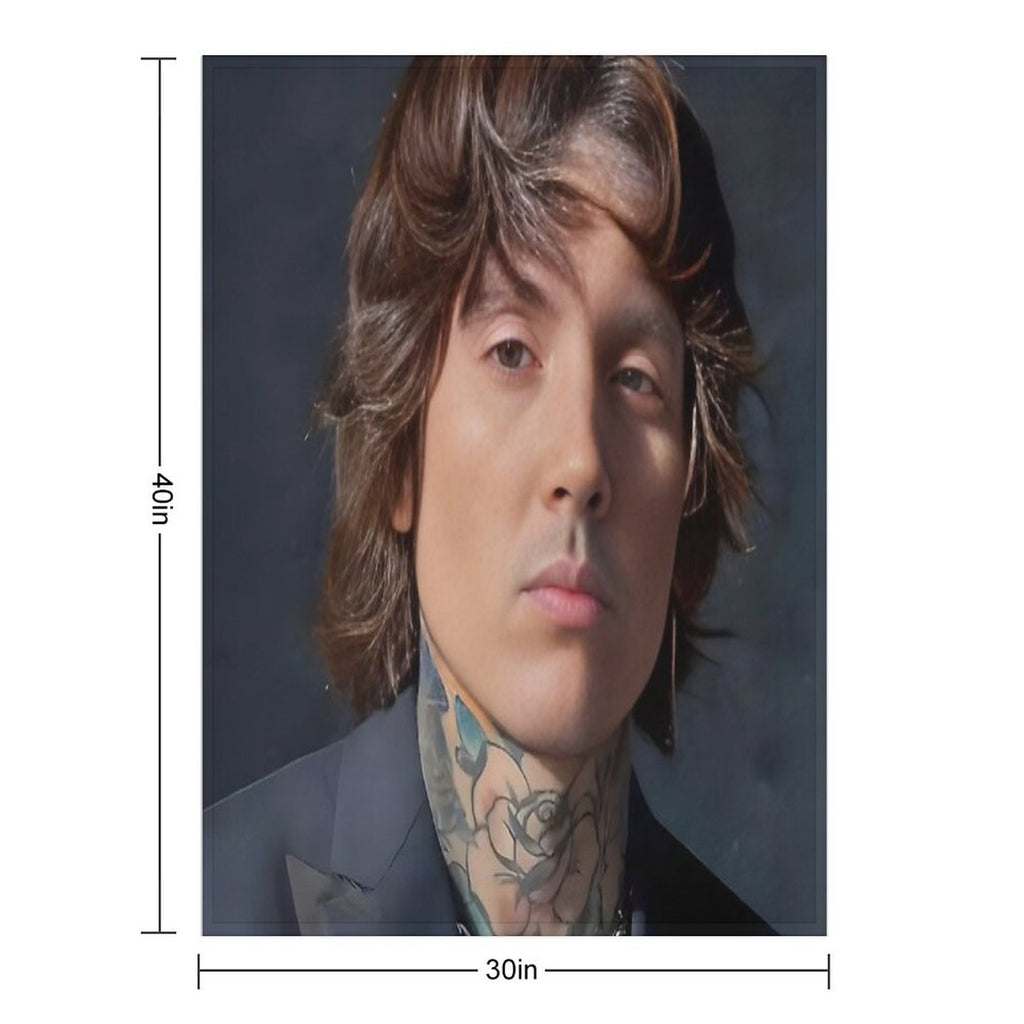 Cool Oli Sykes Travel-friendly Throw Blanket