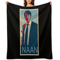 Peep Show Mark Four Naan Poster Poster Sustainable Throw Blanket