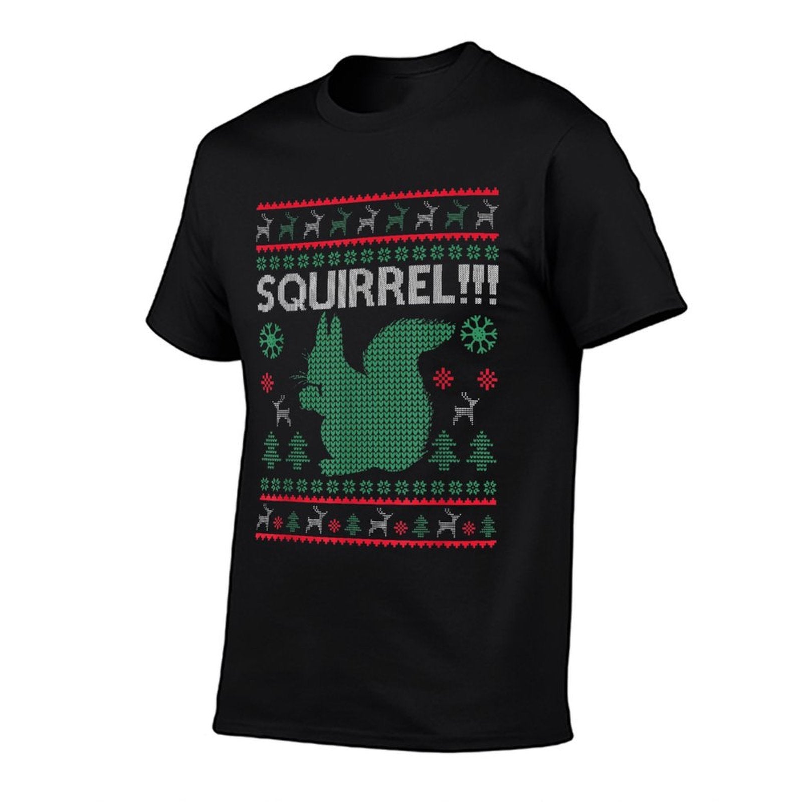 Squirrel Ugly Christmas Sweater Squirrel Claus Xmas Vacation  Vintage-inspired T-Shirt