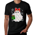 Ghost Christmas Santa Spooky Christmas  Tagless Design T-Shirt