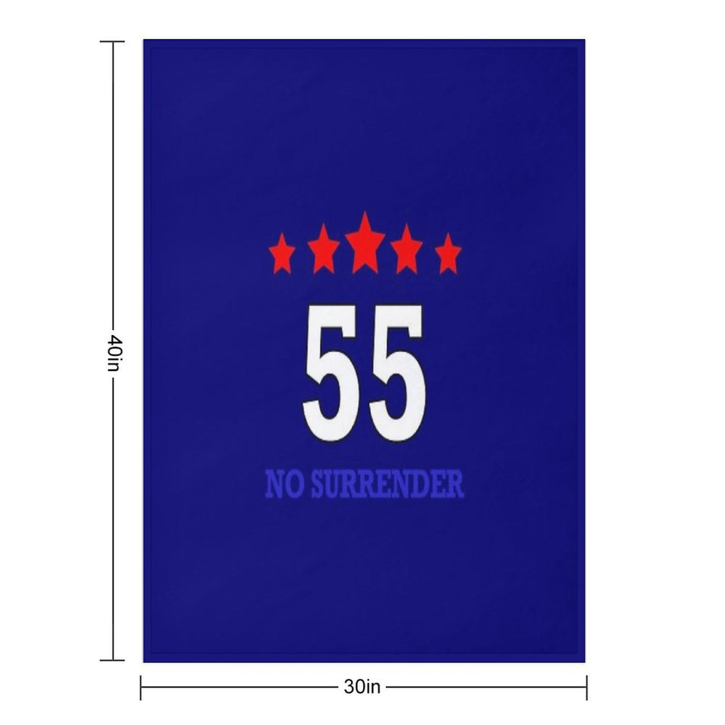 Rangers 55 T Shirt Blue Multi-functional Throw Blanket