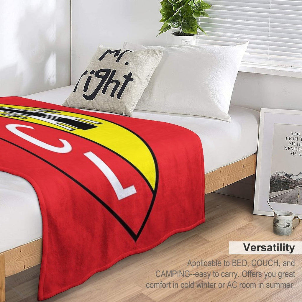 Les Sang Et Or (The Blood And Gold) Eco-conscious Throw Blanket