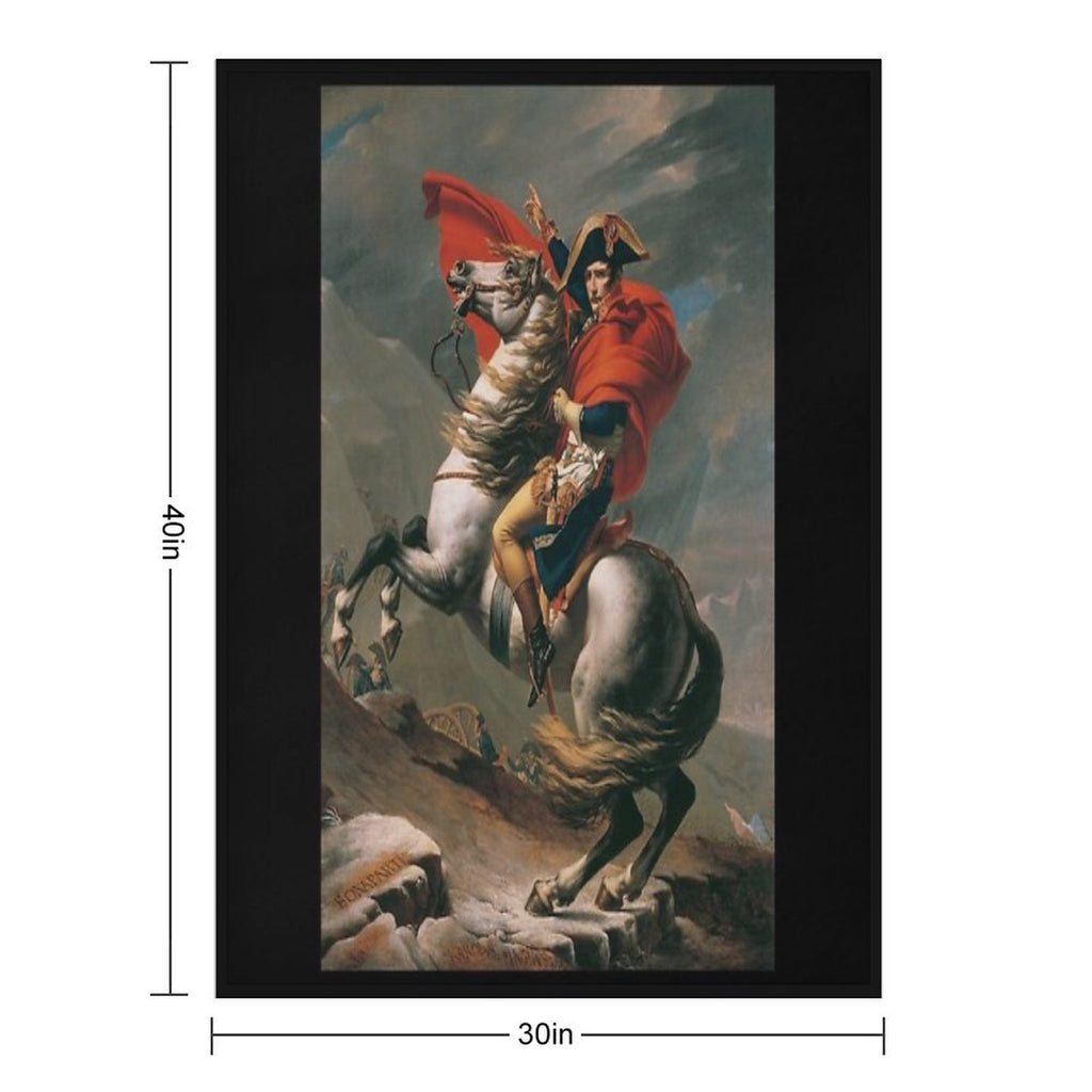 Napoleon Bonaparte Anti-pilling Throw Blanket