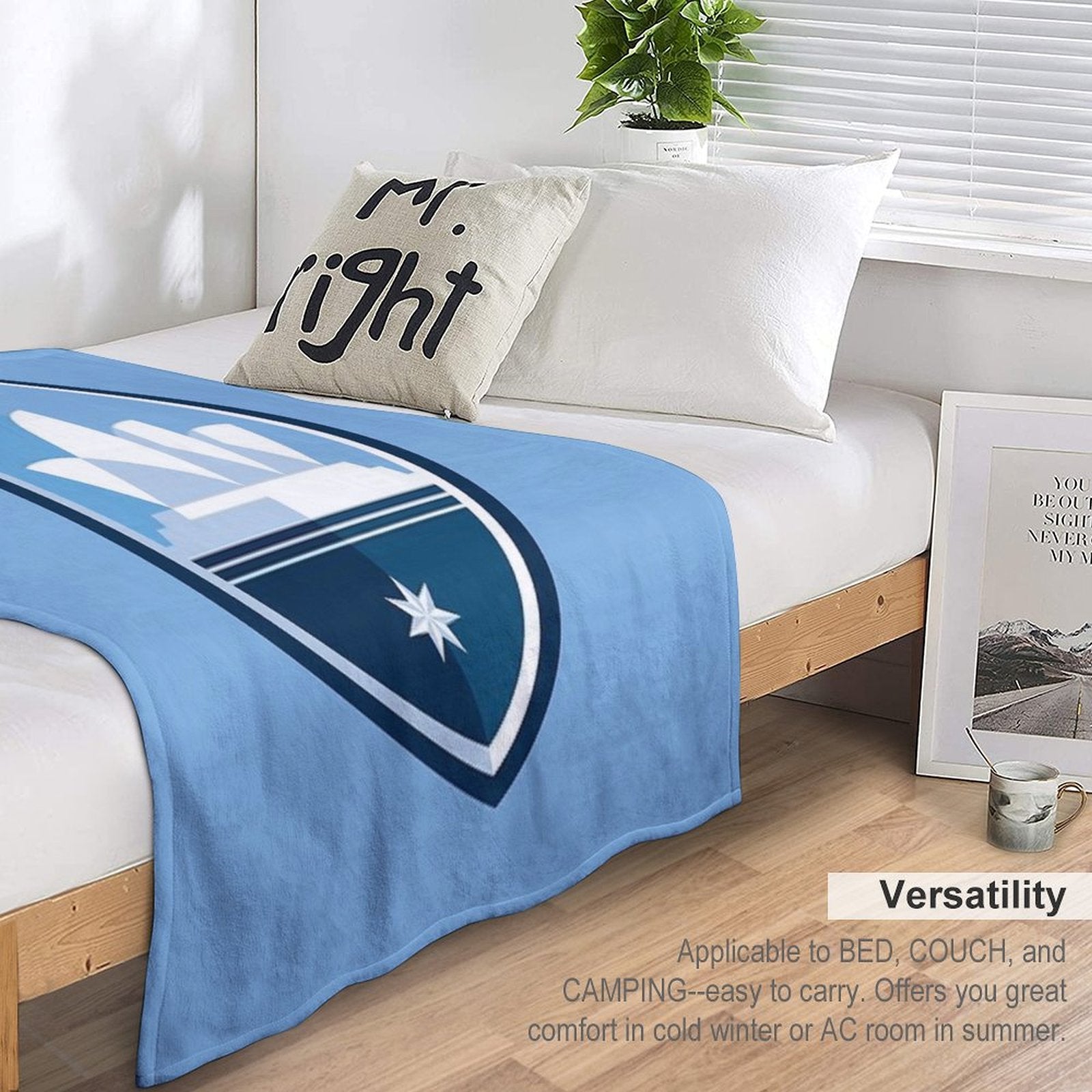 Sydney FC Versatility Throw Blanket
