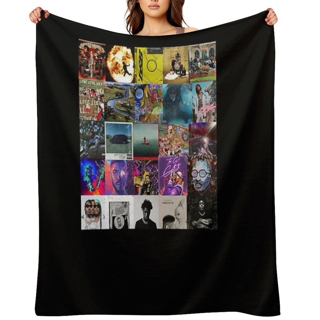 Copy of Custom- Michael Ricciardi Travel-friendly Throw Blanket