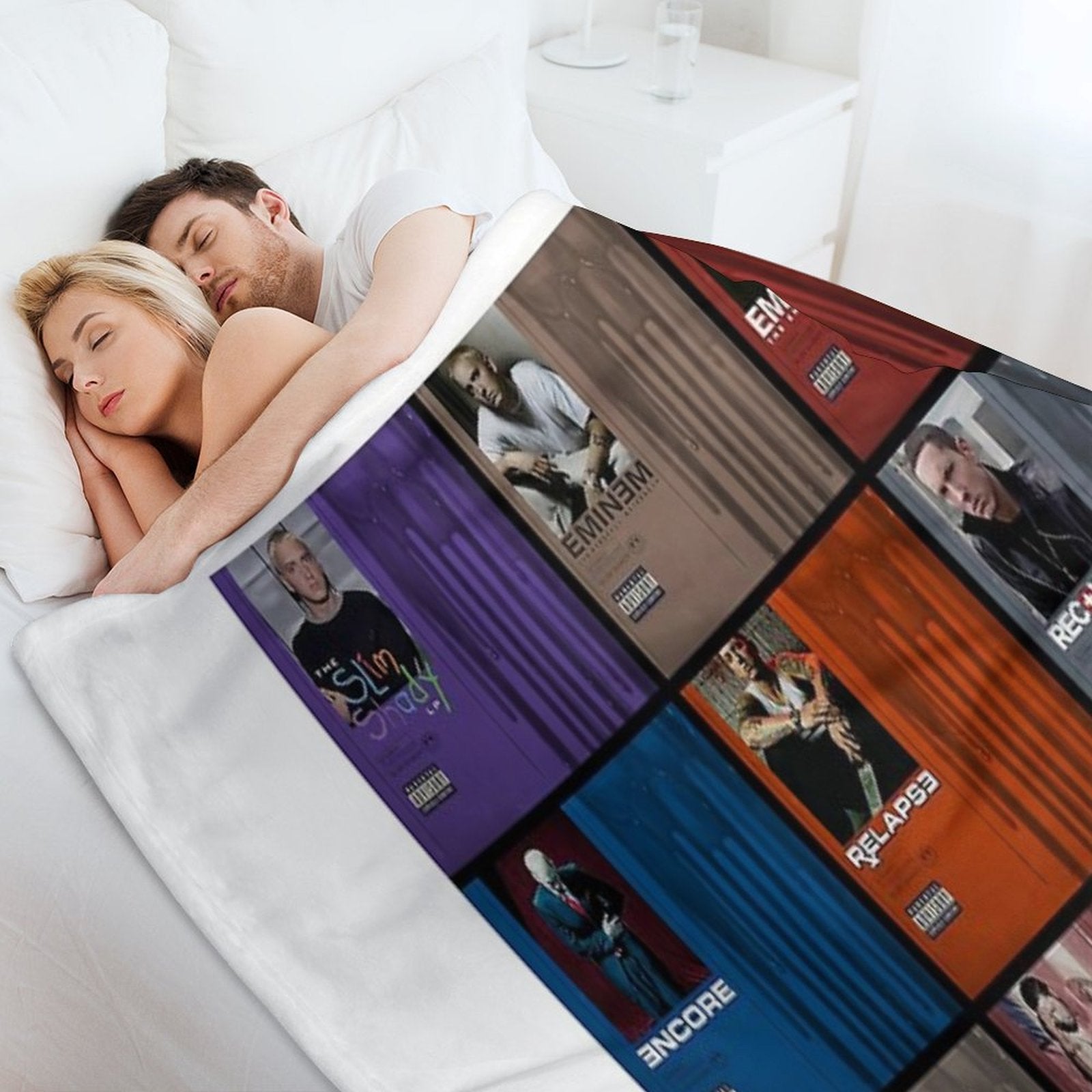 Collage Album Rapper Travel-friendly Throw Blanket