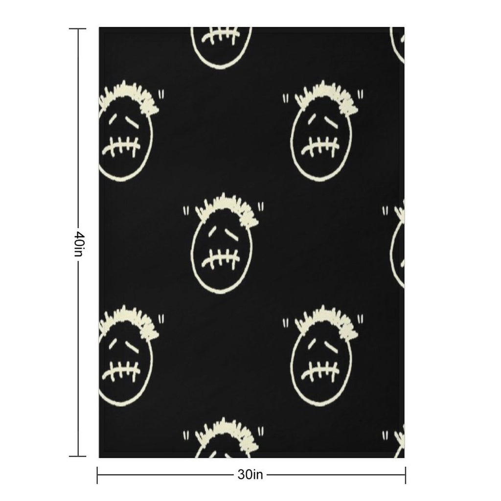 Cactus Jack Logo Sustainable Throw Blanket