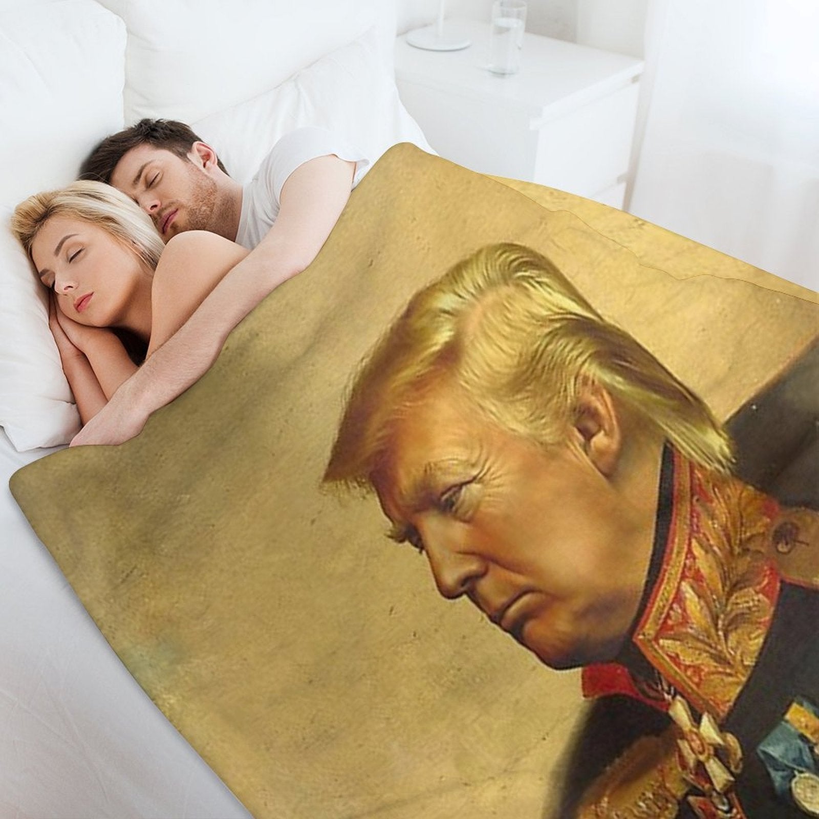 Donald Trump - Replaceface Premium Throw Blanket