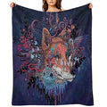 Envoy (Kitsune) Travel-friendly Throw Blanket