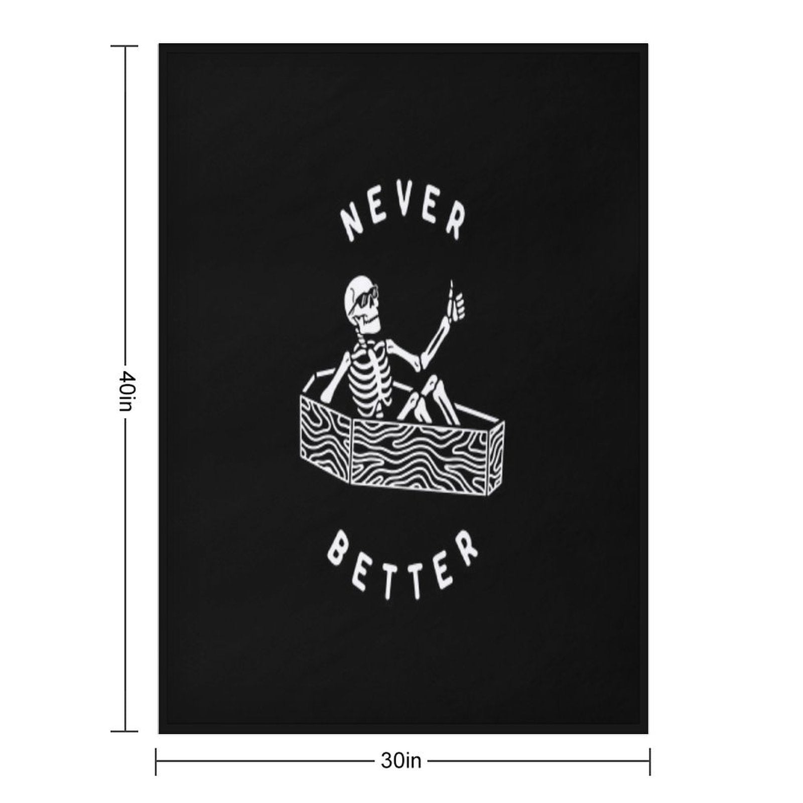 Never Better Durable Throw Blanket